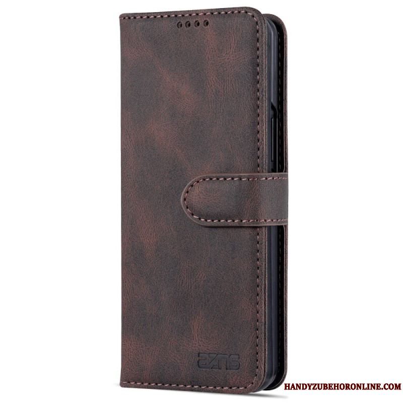 Flip Cover Samsung Galaxy Z Fold 4 Punge Etui Azns Stitching Wallet