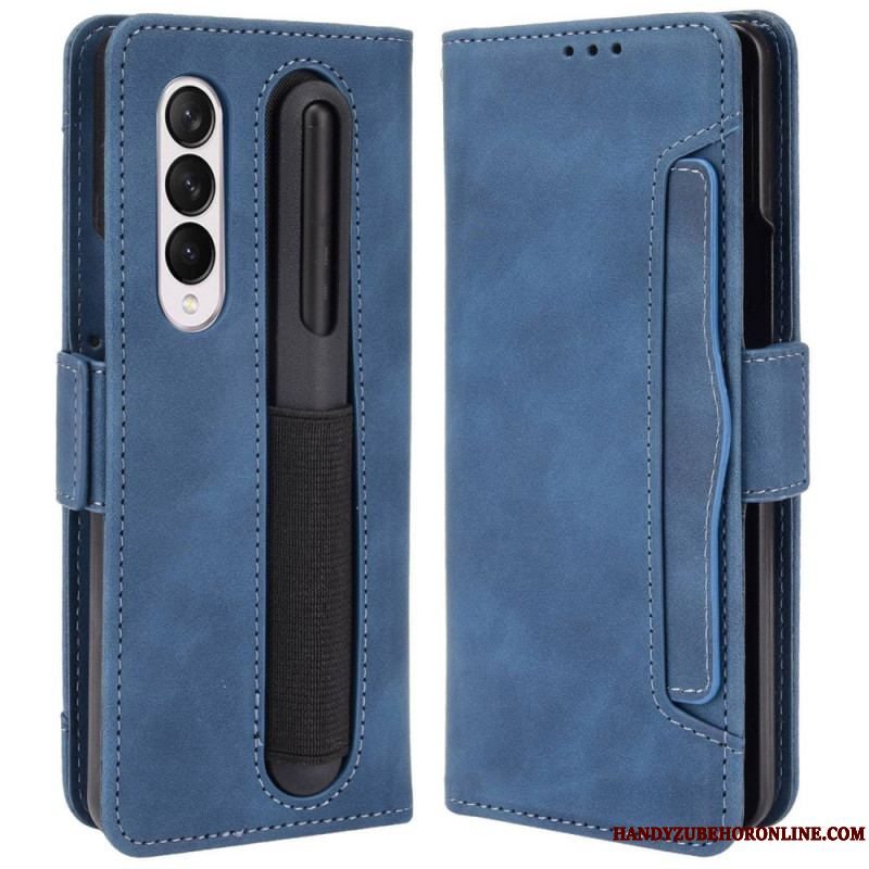 Flip Cover Samsung Galaxy Z Fold 4 Spion Med Pen Opbevaring