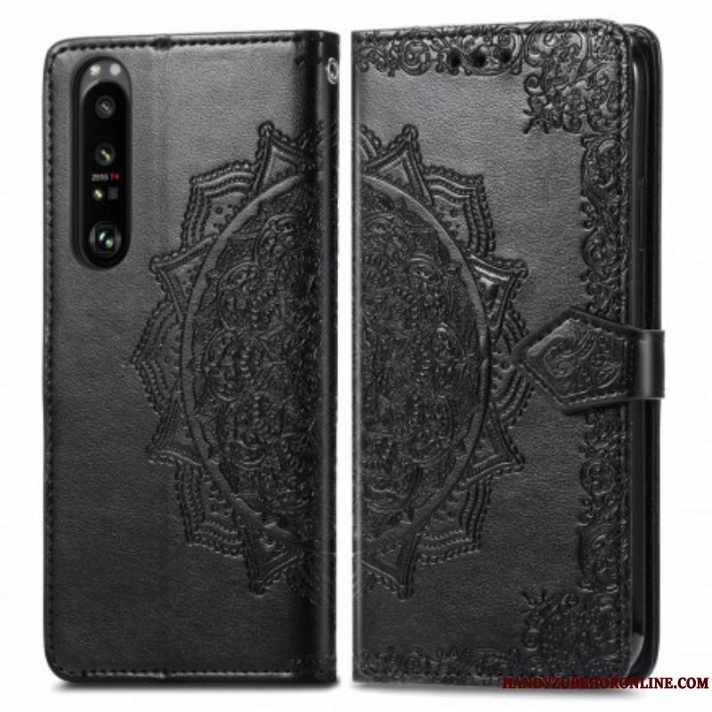 Flip Cover Sony Xperia 1 III Mandala Middelalder