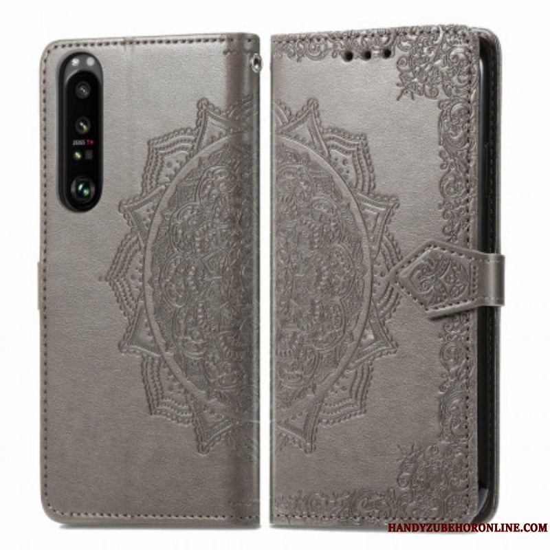 Flip Cover Sony Xperia 1 III Mandala Middelalder