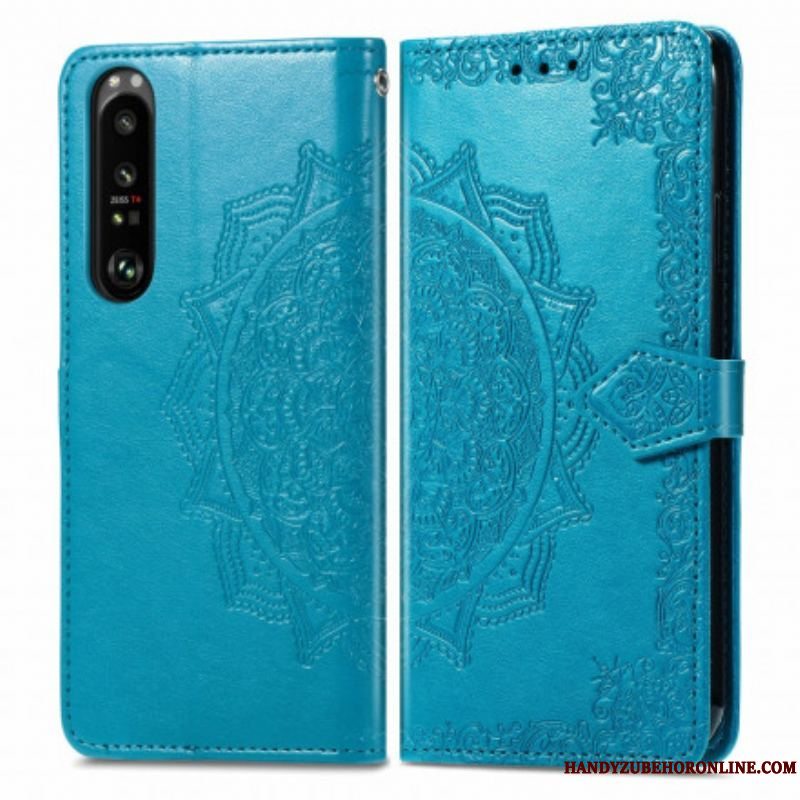 Flip Cover Sony Xperia 1 III Mandala Middelalder