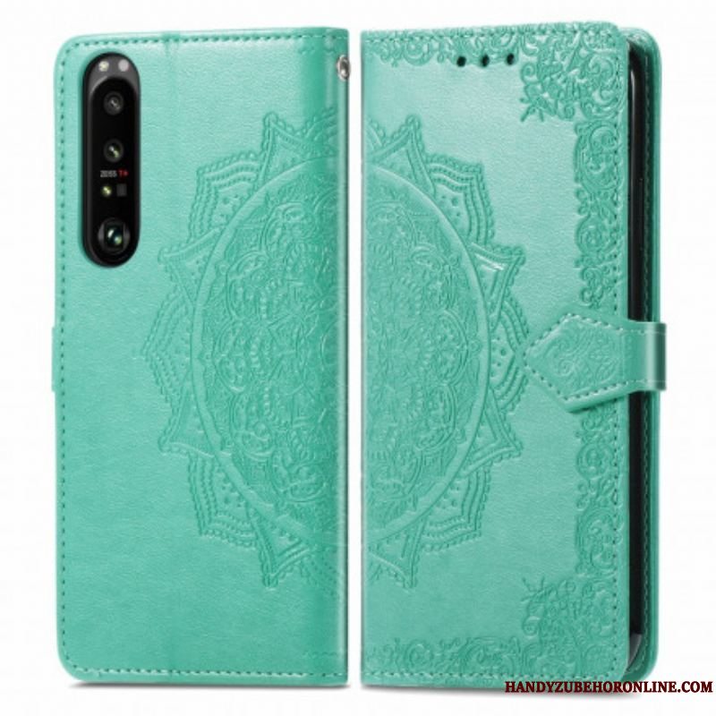 Flip Cover Sony Xperia 1 III Mandala Middelalder