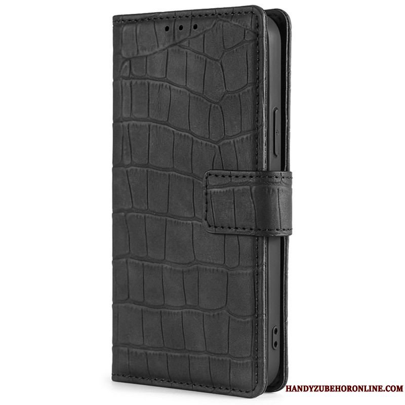 Flip Cover Sony Xperia 10 IV Krokodillehudstil