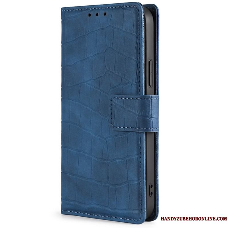 Flip Cover Sony Xperia 10 IV Krokodillehudstil