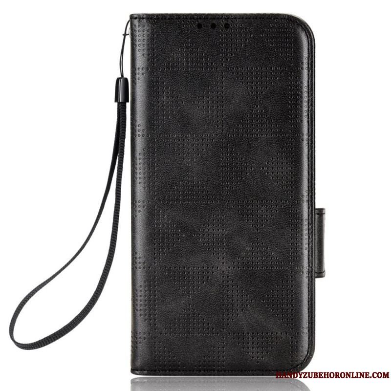 Flip Cover Sony Xperia 5 IV Retro Stil Trekanter