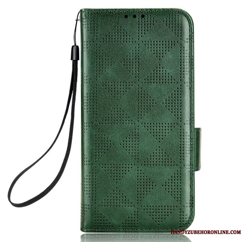 Flip Cover Sony Xperia 5 IV Retro Stil Trekanter