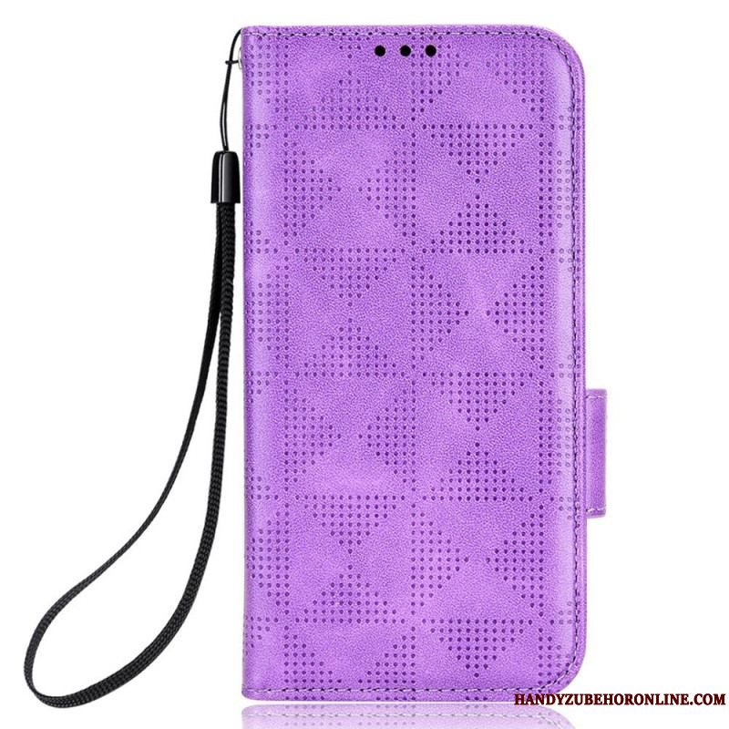 Flip Cover Sony Xperia 5 IV Retro Stil Trekanter