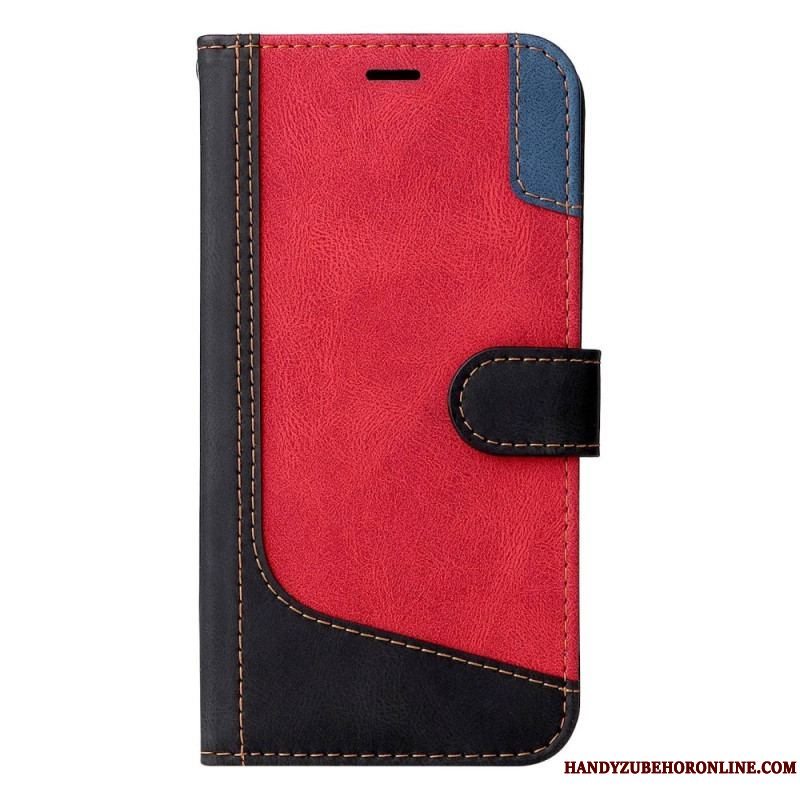 Flip Cover Sony Xperia 5 IV Tofarvet Med Rem