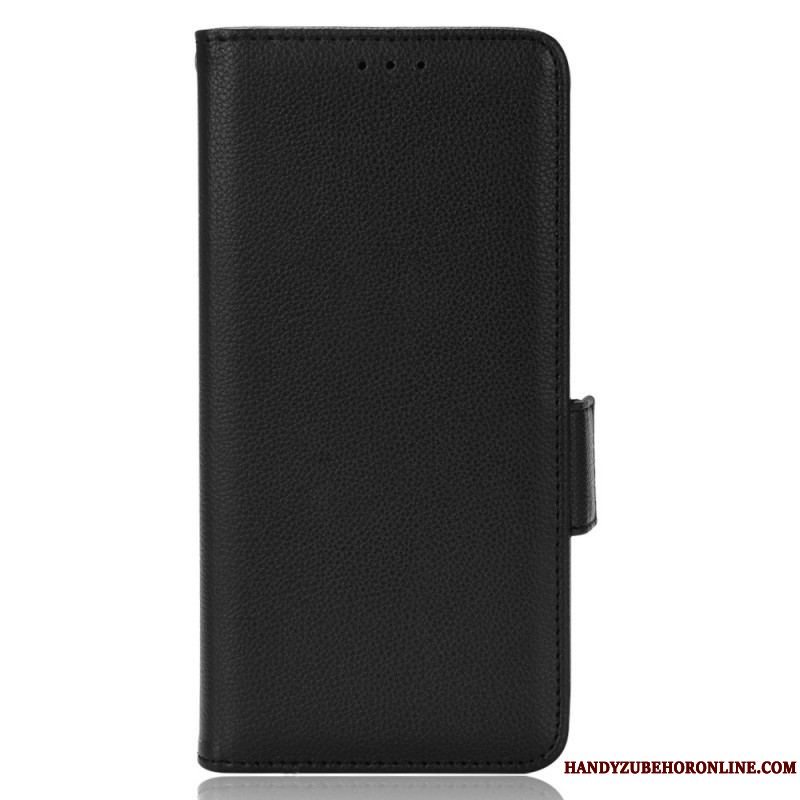 Flip Cover Sony Xperia Pro-I Premium Litchi-lædereffekt