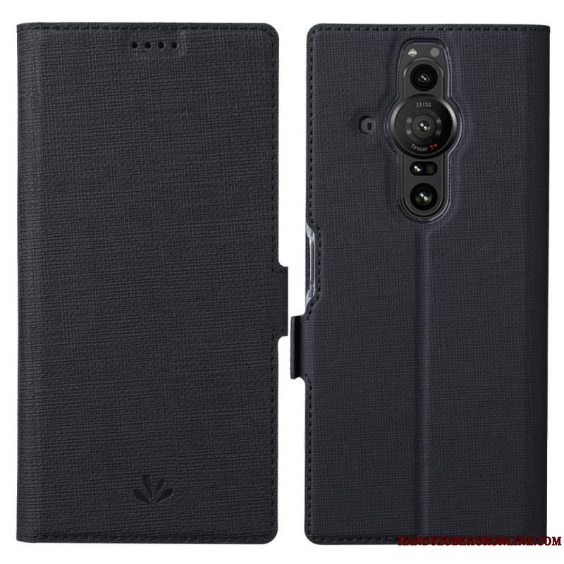 Flip Cover Sony Xperia Pro-I Tekstureret Vili Dmx