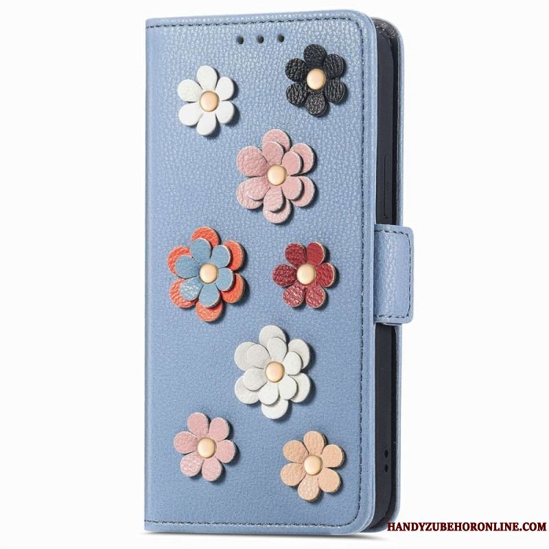 Flip Cover Xiaomi 12 Lite 3d Blomster