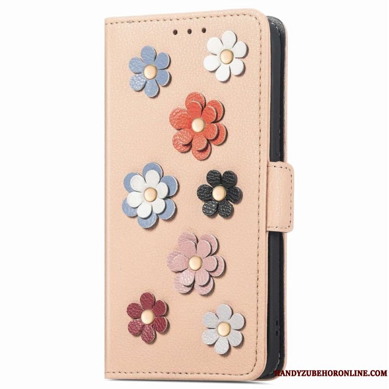 Flip Cover Xiaomi 12 Lite 3d Blomster