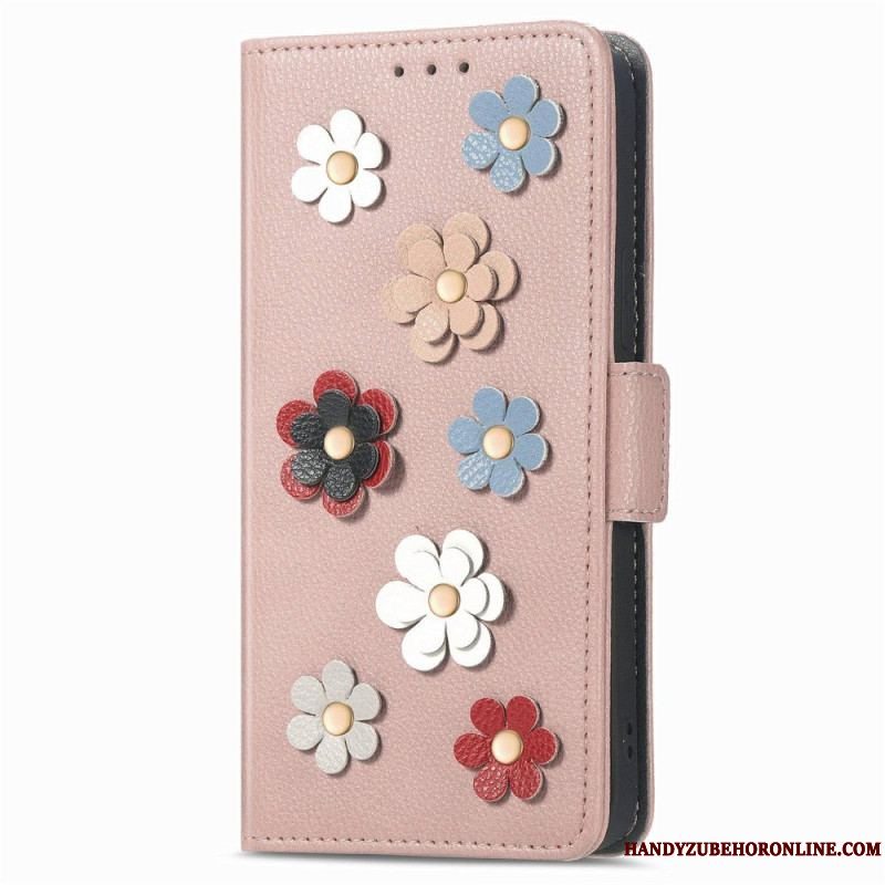 Flip Cover Xiaomi 12 Lite 3d Blomster