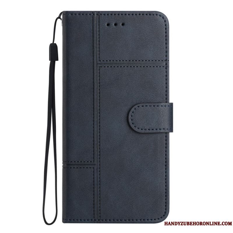 Flip Cover Xiaomi 12 Lite Med Snor Strappy Business Style