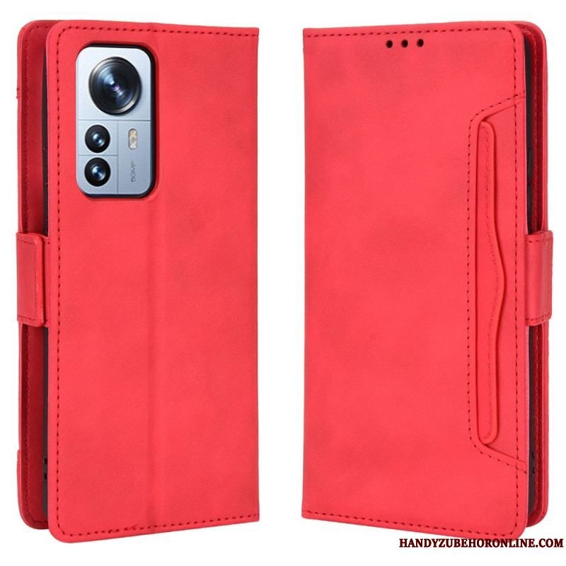 Flip Cover Xiaomi 12 Pro Multi-card Premier Class
