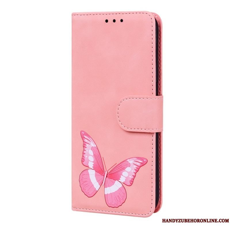Flip Cover Xiaomi 12 Pro Skin-touch Butterfly