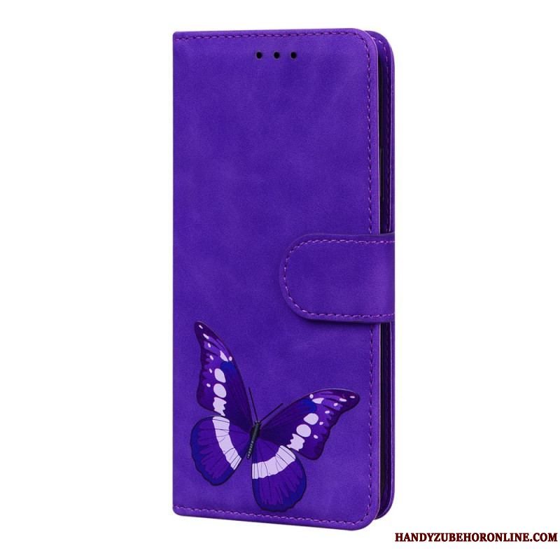 Flip Cover Xiaomi 12 Pro Skin-touch Butterfly