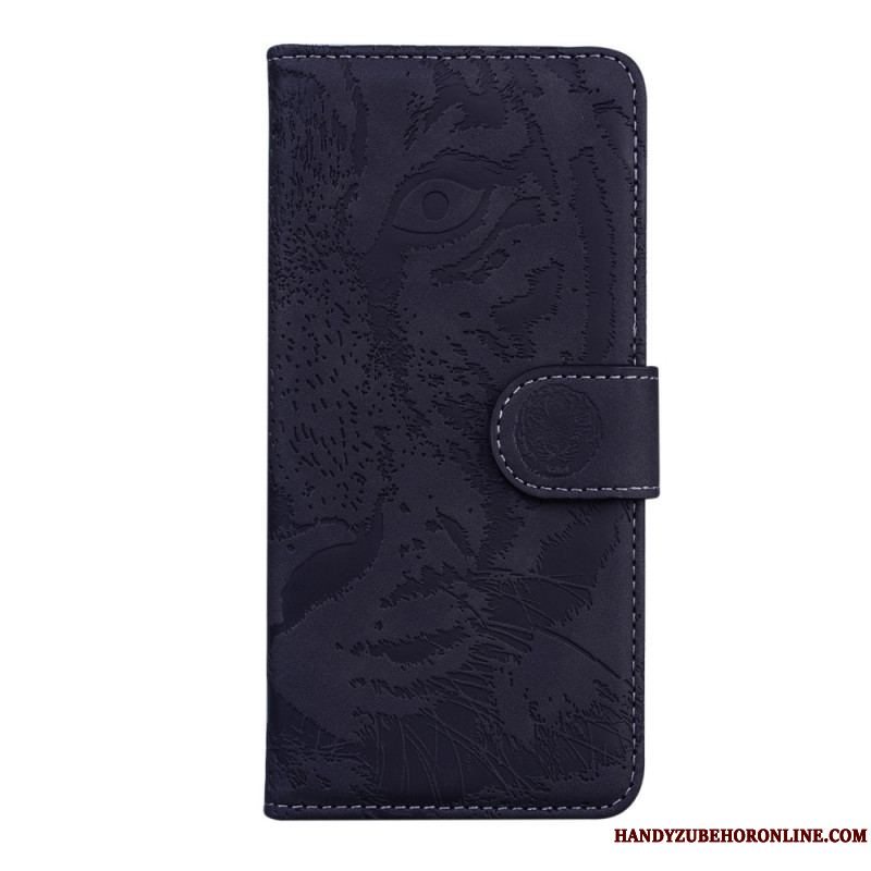 Flip Cover Xiaomi 12 Pro Tiger Fodaftryk