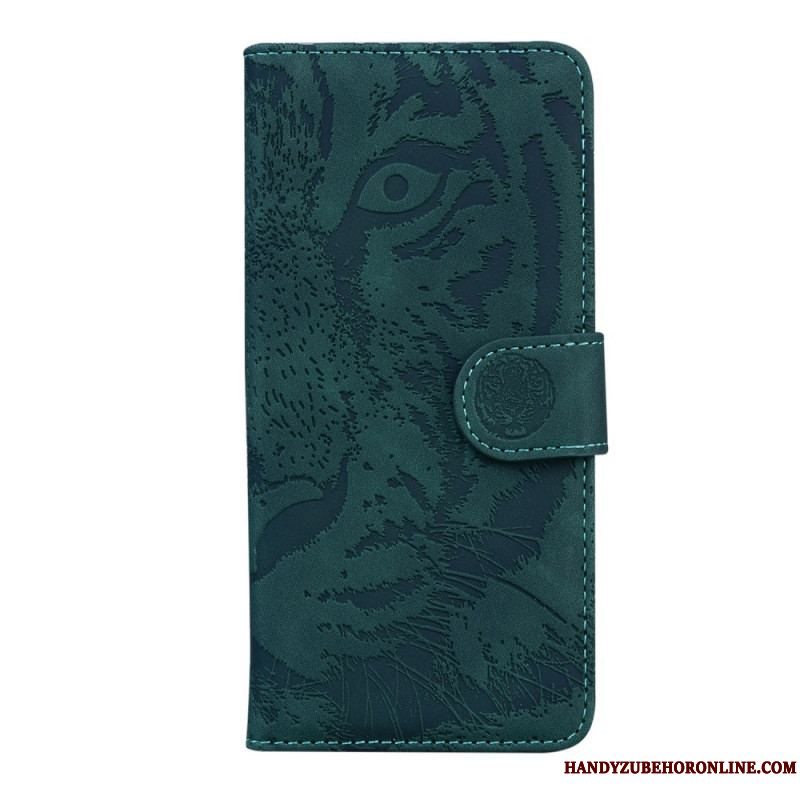 Flip Cover Xiaomi 12 Pro Tiger Fodaftryk