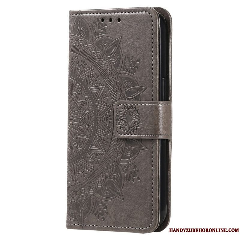 Flip Cover Xiaomi 12T / 12T Pro Mandala Sun Med Snor