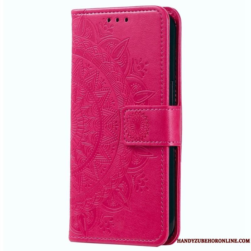 Flip Cover Xiaomi 12T / 12T Pro Mandala Sun Med Snor