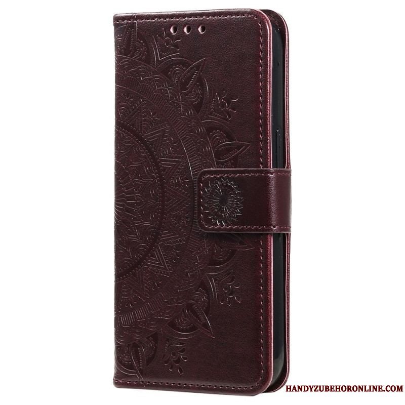 Flip Cover Xiaomi 12T / 12T Pro Mandala Sun Med Snor