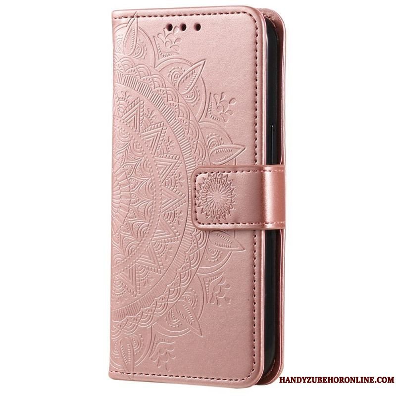 Flip Cover Xiaomi 12T / 12T Pro Mandala Sun Med Snor