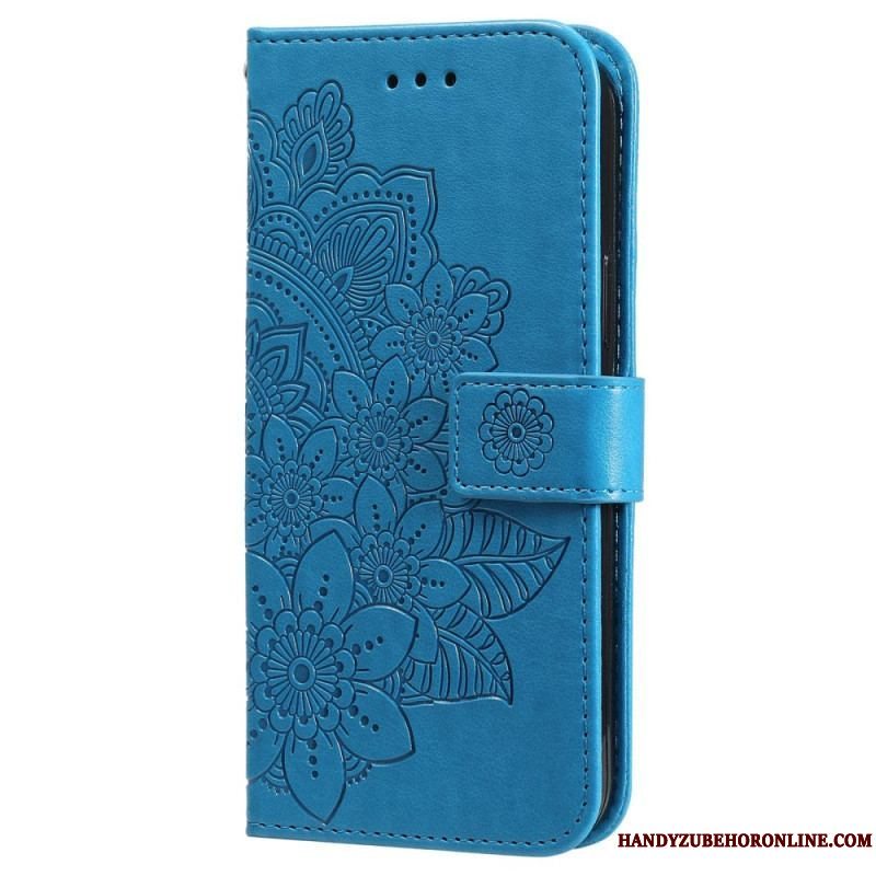 Flip Cover Xiaomi 12T / 12T Pro Med Snor Strappy Mandala