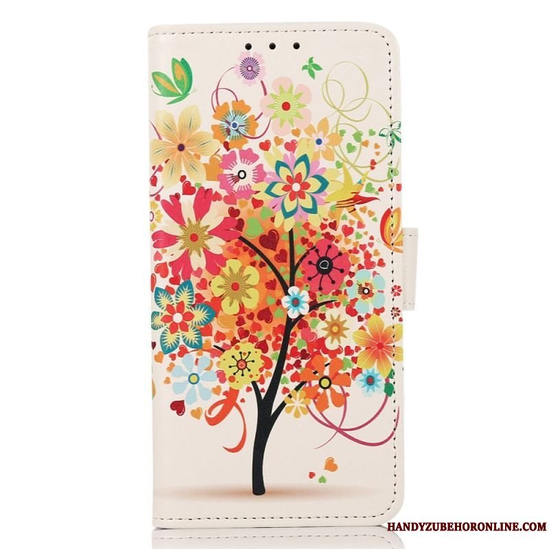 Flip Cover Xiaomi 13 Lite Blomstrende Træ