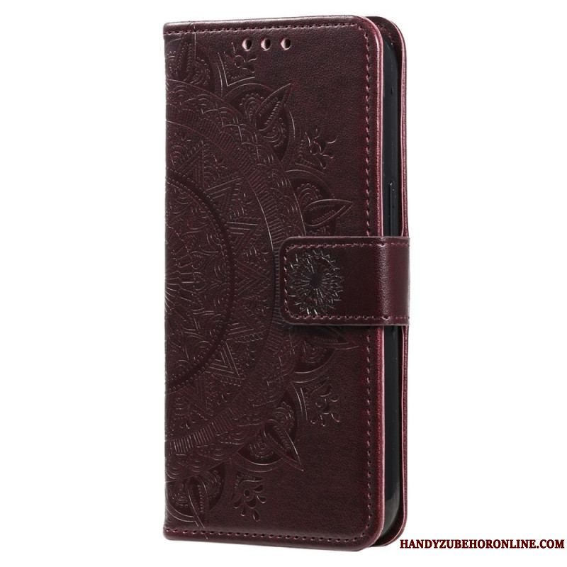 Flip Cover Xiaomi 13 Mandala Sun Med Snor