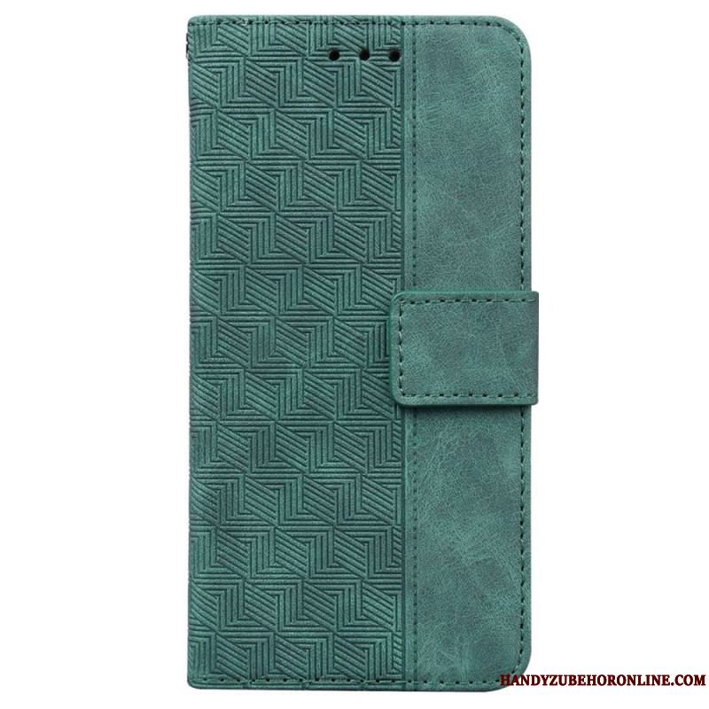 Flip Cover Xiaomi 13 Med Snor Strappy Mønster