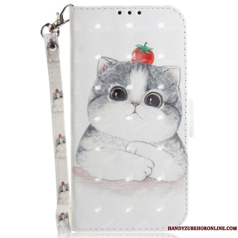 Flip Cover Xiaomi 13 Med Snor Thong Grafisk Kat