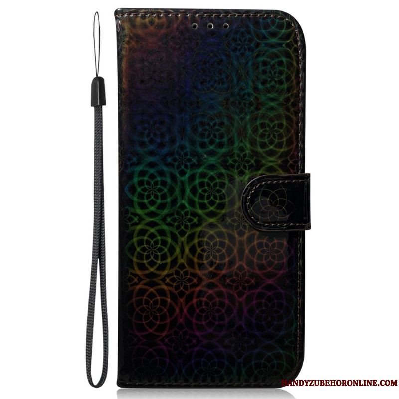 Flip Cover Xiaomi 13 Pro Med Snor Strappy Disco Style