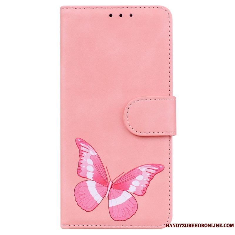 Flip Cover Xiaomi 13 Pro Sommerfugle Design