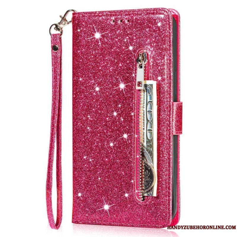 Flip Cover Xiaomi 13 Punge Etui Sequin Tegnebog Stil