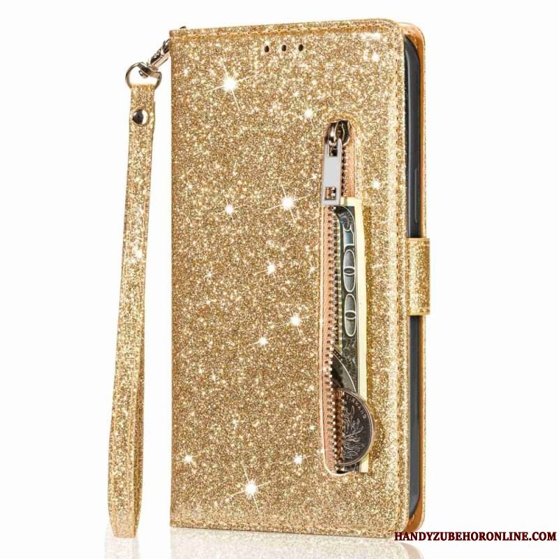 Flip Cover Xiaomi 13 Punge Etui Sequin Tegnebog Stil