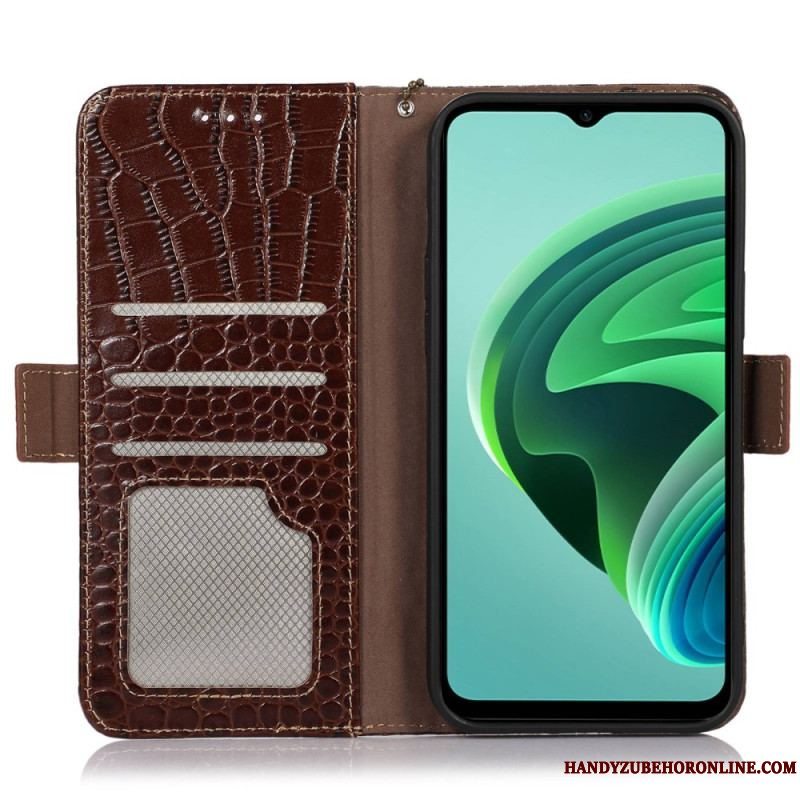 Flip Cover Xiaomi Redmi A1 Crocodile Style Rfid