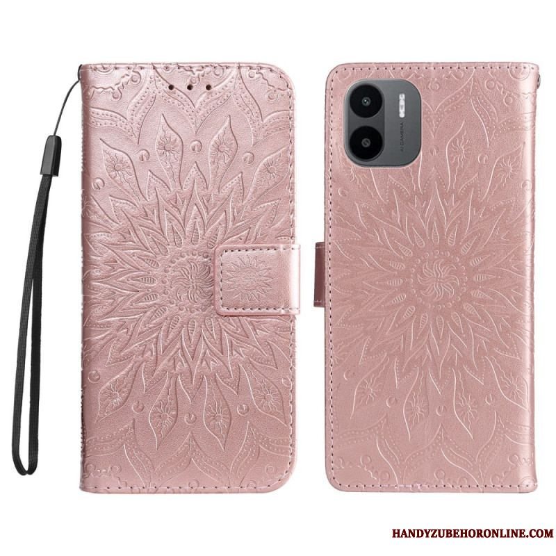 Flip Cover Xiaomi Redmi A1 Med Snor Thong Sun