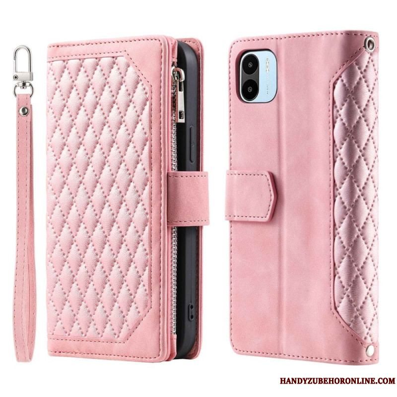 Flip Cover Xiaomi Redmi A1 Quiltet Stil