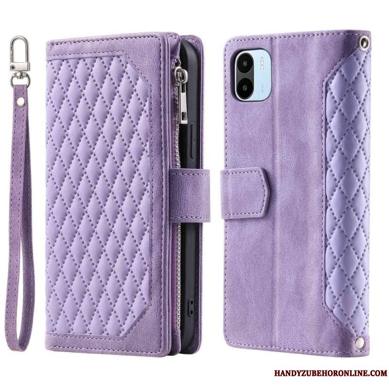 Flip Cover Xiaomi Redmi A1 Quiltet Stil