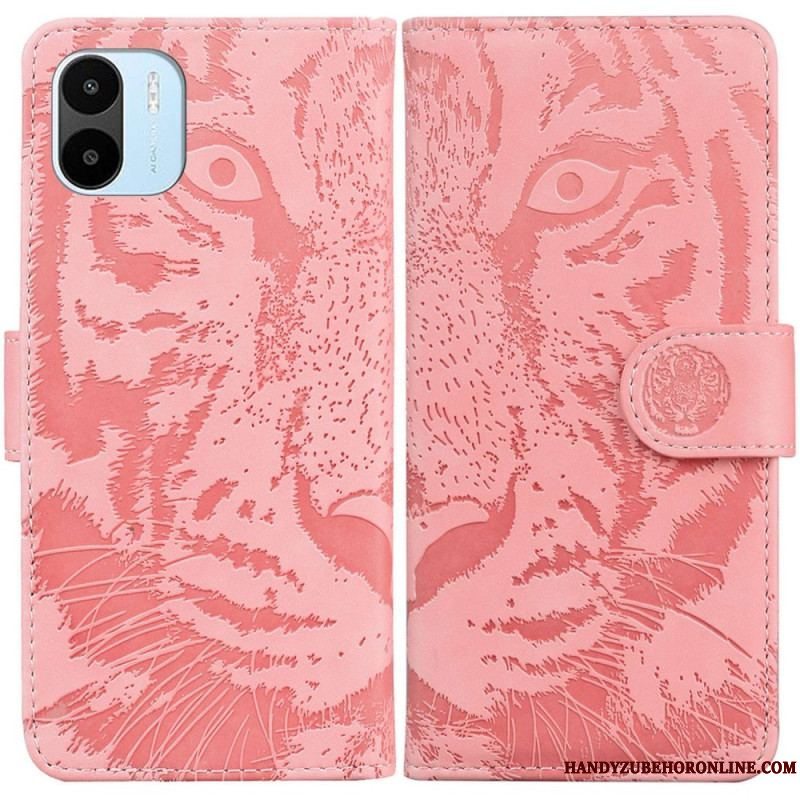 Flip Cover Xiaomi Redmi A1 Tiger Fodaftryk