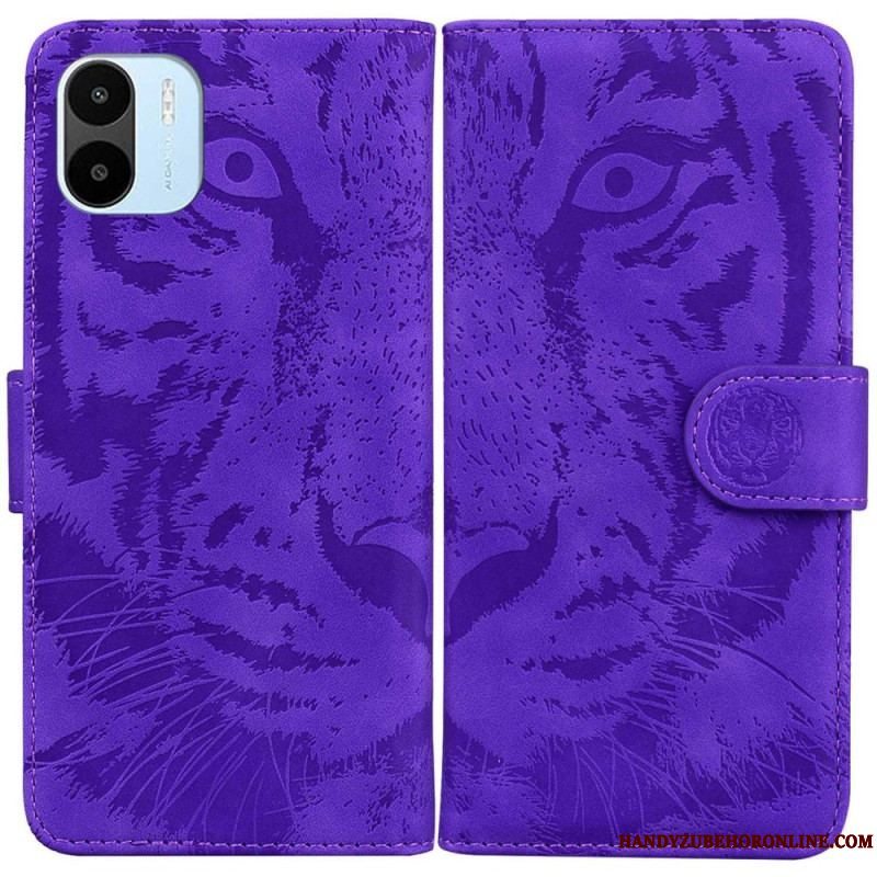 Flip Cover Xiaomi Redmi A1 Tiger Fodaftryk