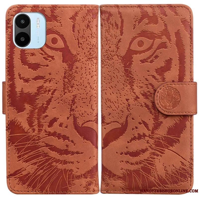 Flip Cover Xiaomi Redmi A1 Tiger Fodaftryk