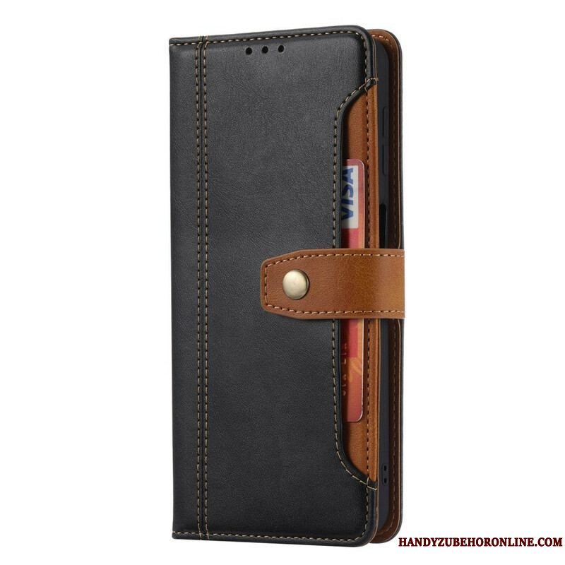 Flip Cover Xiaomi Redmi Note 10 / 10S Forreste Kortholder Og Rem