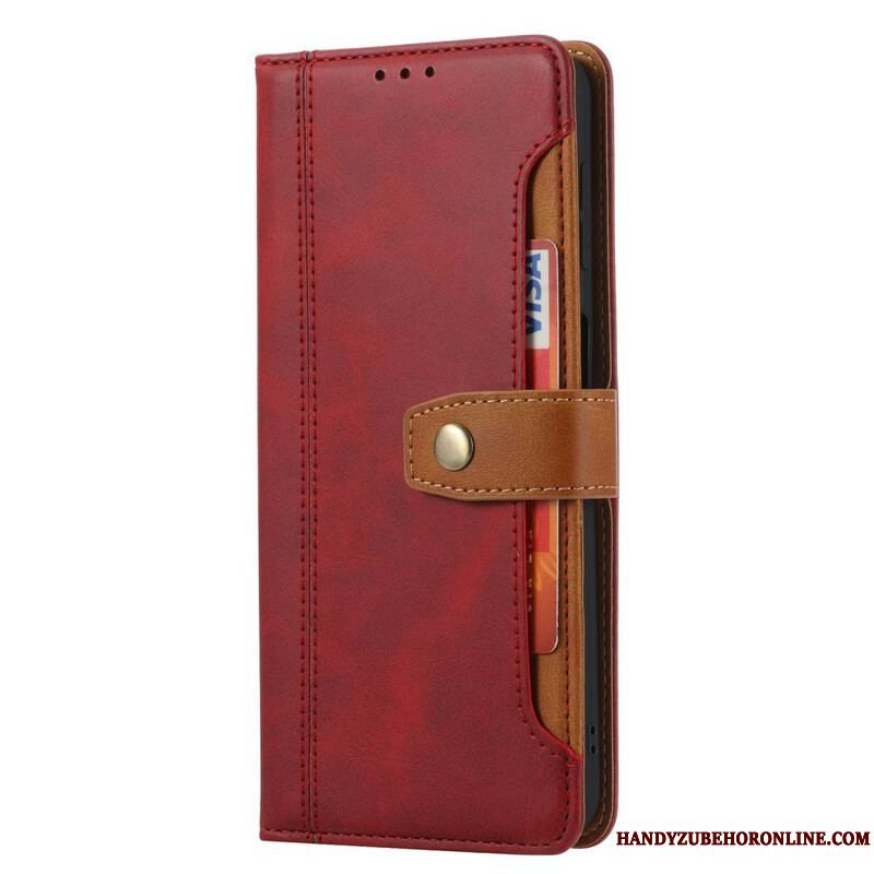 Flip Cover Xiaomi Redmi Note 10 / 10S Forreste Kortholder Og Rem