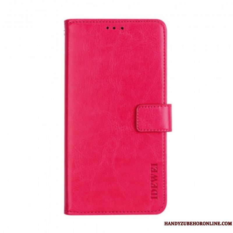 Flip Cover Xiaomi Redmi Note 10 / 10S Imiteret Læder Idewei