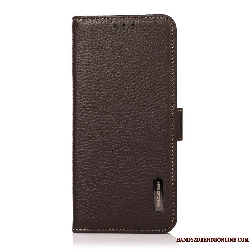 Flip Cover Xiaomi Redmi Note 10 / 10S Litchi Læder Khazneh Rfid