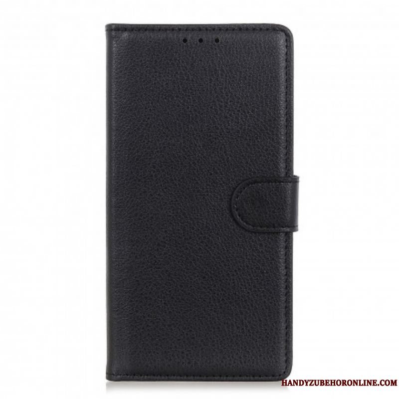 Flip Cover Xiaomi Redmi Note 10 / 10S Premium Litchi-lædereffekt