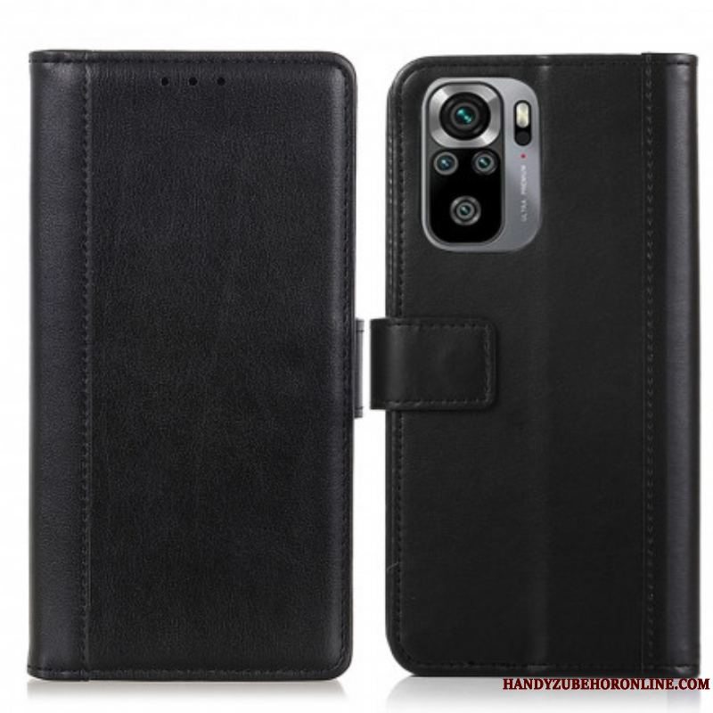 Flip Cover Xiaomi Redmi Note 10 / 10S Split Læder Stil