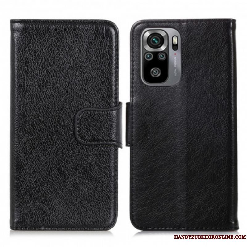 Flip Cover Xiaomi Redmi Note 10 / 10S Split Nappa Læder